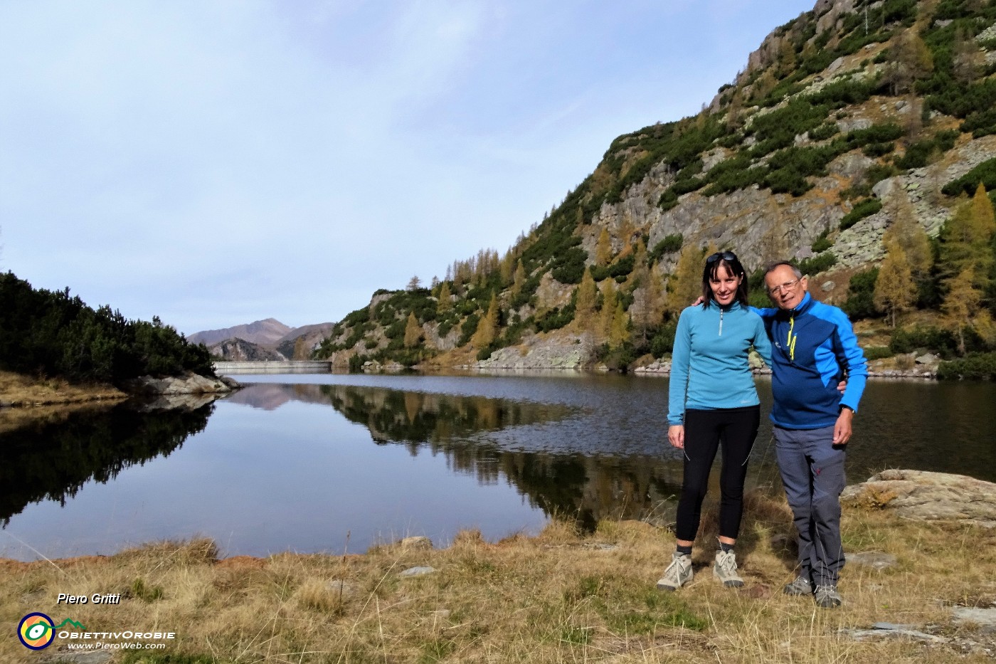 04 Al Lago del Becco con Francesca (autoscatto).JPG